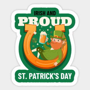 Irish and proud Sticker